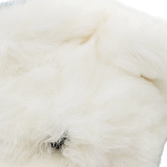 RARE MTY Int'l Christmas Teddy Bear Plush White Dan Dee Stuffed Animal 12" Santa - Picture 5 of 7